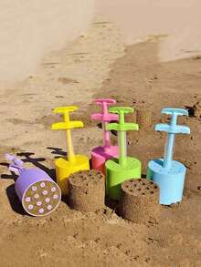 1 件煤球夹沙挖工具，沙滩沙玩套装 - 户外沙模，无烟煤球形挖沙器 - 彩色 - 查看 5