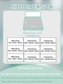 1PC Customized 110g Polyester Single Bed Sheet Q Cute Cartoon Elephant Baby, Customized Name Digital Printing, Polyester Fabric, Non Slip Bed Cover Single Piece, Easy To Clean Suitable For Boys And Girls In Children'S Rooms - Multicolor - View 5