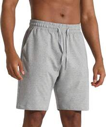 VN-Men's Plus Size ShortsVN-Men's Plus Size Shortsn's Lounge Shorts With P Poets Loose-Fit Jeey Shorts Running,Workout,Tining, Basketbashorts Menshorts Men - 605 灰色 - 查看 2