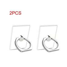 2pcs/5pcs Acrylic Phone Ring Holder Stand, Waterproof 360° Rotatable Stand With Vertical Flip, For Smartphones Compatible With IPhone, Android Phone, Gift For Birthday, Family, Friends Finger Ring Holder, Phone Grip, Phone Accessories - Multicolor - View 12