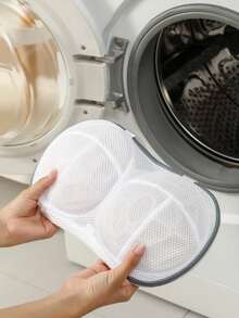 1pc,Bra Laundry Bag, Special For Household Washing Machine, Bra Cover Deformation-Proof, Underwear Washing Bag Bra Washing Bag - Grey - View 3