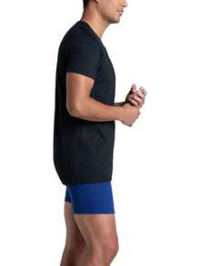 Men's Crew Tee Undershirts, Wicking,, Big & Tall Available - 顏色隨機 - 6 件裝 - 查看 3
