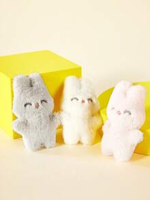 PETSIN 1 pieza Juguete de felpa para mascota de color al azar con diseño de conejo - Multicolor - Ver 1