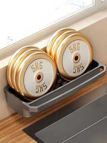 1 件壁挂式厨房水龙头收纳架、洗碗布沥水架、家用洗碗巾收纳架