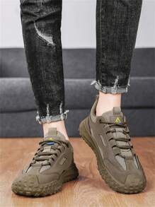 Herren neue Lässig Sportschuhe, klassisches vielseitiges Design, wasserdichter atmungsaktiver Schnürschaft, komfortabler & strapazierfähiger Innenfutter, rutschfeste verschleißfeste Laufsohle, Outdoor-Lässig-Sportschuhe