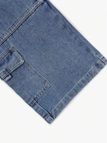 NVFelix 2025 New Women's Summer Y2K Cargo Jeans - Loose Straight-Leg Denim Pants With Multi-Pockets