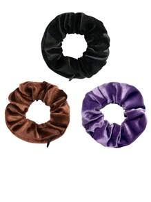 1-20Pcs Velvet Hair Ring With Hidden Pocket,Multi-Functional Hair Accessory Pouch,Portable Money Hider & Organizer,Back To School Must Haves,Beach Bag,Non-Waterproof Travel Essentials Travel School Back To School School Supplies Holiday Camping Holiday Essentials Vacation Accessories Mini Summer,Suitable For Women And Girls Velvet Headband,Hidden Pocket Headband,Suitable For Storing Small Items Such As Keys,Dollars,Lipstick,Etc
