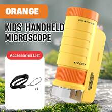 200X Portable Handheld Microscope For Kids, High Definition STEM Educational Science Experiment Toy, Outdoor Observation Gift For 6-15 Years Old Children - Multicolor - View 15
