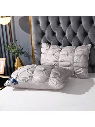 Premium Star Hotel Quality Pillows Deep Sleep Neck Support, High Elasticity Non Collapse, Retro Bread Shape, Great Family Members