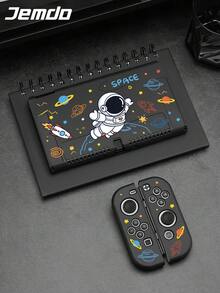 1 件太空宇航员图案保护壳，兼容 2 / Switch NS / Switch OLED / Lite，适用于 / Switch 2 游戏机的配件，一体式套装包括手提箱、卡座、Switch 保护套，兼容 Switch 玩家的最佳礼物 - 多色 - 查看 7