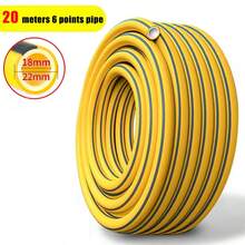 1 套带连接器，5/10/20/30 米，花园软管，适用于洗车、浇花、清洁、所有季节，6 毫米黄色软管，1/6 英寸洗车软管，高压软管，花园软管，冲洗和浇水工具，水管，家用水龙头 PVC 塑料 - 高級耐磨防凍水管 - 查看 11