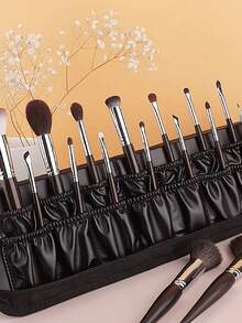 Túi đựng cọ trang điểm có thể gấp gọn, đựng cọ trang điểm, đựng cọ du lịch, túi xách chuyên nghiệp có khóa kéo, dùng khi đi du lịch, quà tặng gia đình, đồ dùng thiết yếu khi đi du lịch, kỳ nghỉ hè, kỳ nghỉ trở lại trường, túi đựng đồ dùng học tập cho trường học, túi du lịch cho nữ, túi đựng đồ trang điểm, đồ dùng du lịch - màu đen - Xem 7