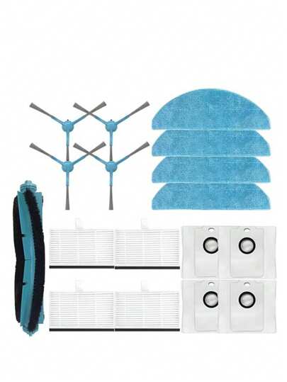 Cecotec Conga 7490 Immortal 8290 Kabum Slimme 900 Stofzuiger Cleaner Accessories Brush Mop Filter Spare Parts Include: 1*Main 4*Side 4*Filter 4*Mopaint 4*Dust Bag