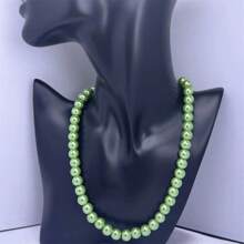 1 pieza Elegante collar de perlas de agua dulce - Mezcla de colores tipo caramelo, Cadena de clavícula de lujo para mujer, Adecuado para uso diario y como regalo