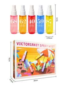 5pcs Rio Summer Fragrance Mist Set - Beach Scented Air Freshener, Removes Odors, Can Be Used As Car/Bedroom Diffuser, Long-Lasting Light Fragrance With Vacation Vibe