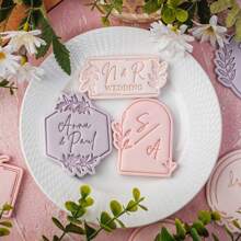 Leaf Pattern Cookie Cutter DIY Birthday Fondant Biscuit Mold Baby Shower Party Cookies Embossing Mould Dessert DIY Decor Tools Wedding Party Birthday Cake Mold