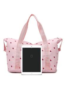 Large Capacity Women's Handbag Travel Bag, Expandable Short Trip Luggage Trolley Bag, Maternity Hospital Bag, Gym Sports Duffel Bag Bag For School School Accessories School Stuff Travel Essentials Holiday Vacation Duffle Bag Luggage Suitcase Travel Bag For Women - Multicolor - View 8