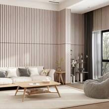 1 Roll 3D Foam Wallpaper - Self-Adhesive, Thickened Sxp Stripe Pattern For Ceilings, Partitions & Curved Indoor Spaces