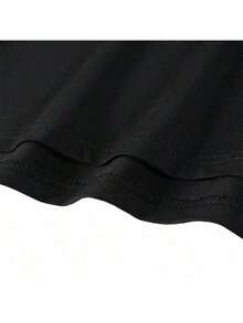 Men's Women's Round Neck T-Shirt Printed Jesus Gospel Site - Light And Fresh Cotton T-Shirt Vintage Style Premium Print On The Back Various Colors - 黑色 - 查看 2