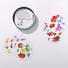 Iron Box趣味视觉反应配对卡牌游戏 - 记忆力与速度配对卡牌游戏，适合同学朋友、家庭聚会、多人视觉感知卡牌游戏 - 内含游戏说明 - 彩色 - 查看 7