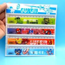 Marvel 4PCS Marvel 15cm Rulers, 4 Unique And Perfect Designs For Boys And Math Students. It Can Also Be Used As A Must-Have For School Supplies And Back To School Stationery