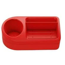 Soap And Sponge Detergent Holder With Base - 紅色 - 查看 2