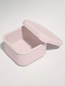 Hộp cơm Bento mini bằng silicon 3,38oz - Hộp đựng thực phẩm có thể tái sử dụng có nắp, đựng đồ ăn nhẹ và kẹo hình vuông có thể rửa bằng máy rửa chén, màu pastel cho bữa trưa, văn phòng, du lịch, đựng đồ ăn nhẹ | Hộp cơm Bento màu pastel | Hộp đựng thực phẩm bằng silicon, trở lại trường học - Nhiều màu - Xem 6