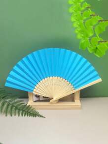 Abanico manual plegable de papel personalizado, portátil, suministros para fiestas y bodas. Abanico manual, regalo y decoración para bodas. Muy adecuado como regalo de fiesta y prop de fotos. Apropiado para decorar restaurantes, paredes, bodas, fiestas, duchas nupciales, fiestas de cumpleaños, despedidas de soltera, regalos de fiestas de boda.