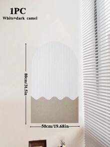 1pc Large Size Frameless Decorative Memo Board, Arched Felt Pinboard Wall Hanging Background Board, Removable For Home Office Use As Bulletin Board, Memo Board, Photo Display, Party Decoration, Suitable For Bedroom, Study, Living Room, Office, Classroom, Dorm - Multicolor - View 8