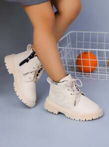 1 双儿童靴子，男童女童踝靴，新款春秋