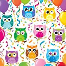 Adornos colgantes de búhos en 9 estilos, decoración para el aula para la vuelta al cole, diseño fácil de colgar, decoración para la vuelta al cole, adornos colgantes, decoración para pasillos de aulas de preescolar y primaria para el nuevo curso escolar. - Multicolor - Ver 7