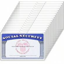 Medicare Card Holder Protector Sleeves, Clear PVC Waterproof Medical/Credit Card, Business/Social Security Card Protector - Clear Vinyl Plastic Covers For Insurance & Social Security Metro & License Or Credit Cards