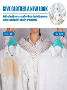 jakehoe 1pc (120ml) Stain Remover Dry Cleaning Spray, Removes Stubborn Dirt, Grease, And Spots Without Water Washing - Multicolor - View 6