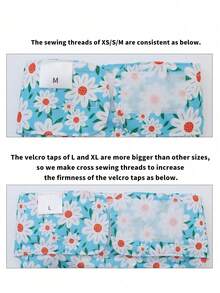 5pcs Washable & Reusable Dog Diapers, High Absorbency Dog Pads, Multipurpose Dog Menstrual Pants, Anti-Harassment Sanitary Pants - Multicolor - View 9