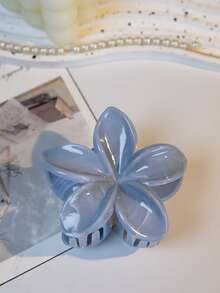 2/1pc Women Floral Hair Clips, 8cm/3.15 Inch Size, Fashionable Flower Hair Claws/Clips, Large Cute, Lightweight, Versatile, Elegant, Minimalist Style, Suitable For Daily, Casual, Party, Commuting, Ponytail, Braids, Face Washing, Makeup, Outfit Matching, Hair Accessories, Hair Tools, Curly Hair Accessories, Women, Hair Stuff, Fall, Hair Accessories