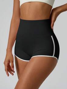 NcmRyu 1 件女士时尚舒适弹力运动短裤 - 黑色 - 查看 9