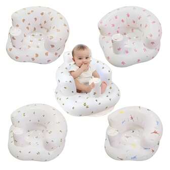 Opvouwbare opblaasbare babystoel - bad- en speelstoel, draagbare mat, PVC vloerstoel voor zittraining