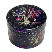 1pc 4-Layer Zinc Alloy Multi-Function Grinder, Decorative Grinder, Spice Grinder Tool, Home Essential, Spice Powder Grinder, Gift For Men And Women, Halloween And Christmas Party Supplies - Multicolor - View 17