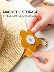 1 件户外旅行草帽夹，女士棒球帽夹，便携式帽子伴侣，用于包袋收纳的遮阳帽夹