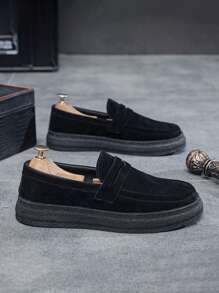 Heren casual canvas niche instappers, comfortabele lichtgewicht lage loafers geschikt voor alle seizoenen