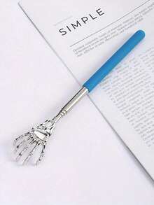 2pcs Stainless Steel Back Massager - Skull Shaped, Retractable Back Massager With Stainless Steel And Rubber Handle, Portable Retractable Tool, Instant Back Pain Relief, Suitable For Thanksgiving, Birthday, Christmas Gifts, Back To School, Travel, Home Essentials, Spa, Massage Tool - Multicolor - View 9