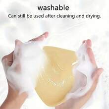 SNOWY Sticky Inserts Bra - Instant Boost Sticky Inserts By SNOWY Reusable Invisible Chest Pad, Soft Comfortable Silicone Chest Pad, Women's Lingerie Accessories For Daily Wear Gift  Adhesive Bra Pads Push Up Breast Enhancers Pads, Reusable Padded Ultra Instant Lift Inserts For Sports Bra Swimsuit Halloween Gift - 摩卡棕 - 查看 8