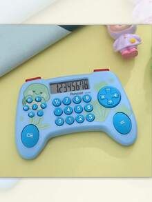 Mini calcolatrice stile console di giochi retrò, calcolatrice portatile carina e fantasiosa in stile cartoni animati, calcolatrice pratica e adorabile con motivi animali, calcolatrice essenziale mini per studenti, utile per l'apprendimento dei calcoli matematici