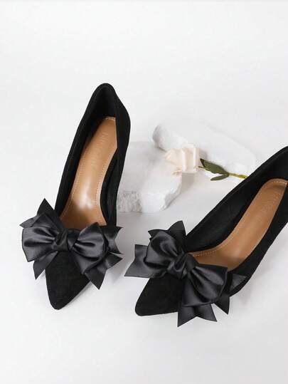 2 odpinane ozdoby do butów, wielowarstwowy wzór kokardy, odpinane klipsy do butów DIY, modne, eleganckie dodatki do butów na wysokich obcasach, buty, buty codzienne, sandały, buty ślubne, czarno-biało-czerwone