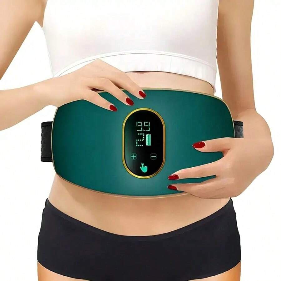 A Set Of Adjustable Automatic Massage Belts, Women's Hip Massagers, Abdominal And Leg Massagers, And Body Massagers - The Best Gifts For Ladies - 綠色 - 查看 1