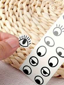 1000pcs Self Adhesive Art Eye Decoration Sticker, Eye Self-Adhesive Paper For Handmade Paper-Cut, Doll Decoration Crafts Toys And Home Decoration