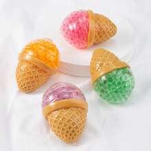 1/3pcs Squeeze Pearl Ice Cream Sensory Stress Relief Ball, Squeeze Toy For ADHD, Relieve Anxiety, Dual Function As Humidifier, Random Color, Ideal Gift For Valentine's Day - Multicolor - View 7