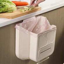Cubo de basura plegable para la familia, armario, cubo de basura autoportante, clasificador de residuos para el hogar y la cocina, cubo de basura para el baño, cubo de basura doméstico montado en la pared