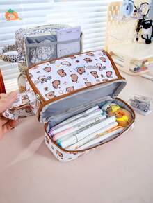 Children's Pencil Case, Stationery Bag, Pencil Box, Large Capacity Pencil Box, Handheld Pencil Box, Stationery Box, Cosmetic Bag, Cosmetic Pouch, Storage Bag , Back To School Gifts - Multicolor - View 11