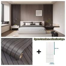 1 Roll 3D Foam Wallpaper - Self-Adhesive, Thickened Sxp Stripe Pattern For Ceilings, Partitions & Curved Indoor Spaces
